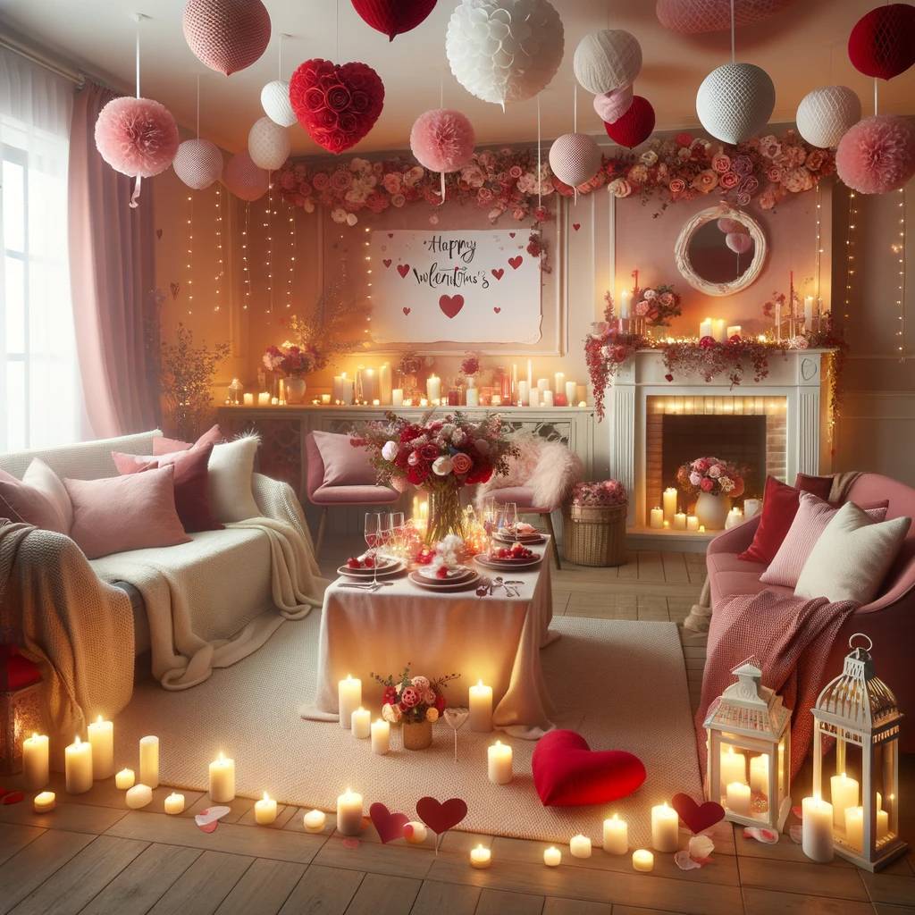 Romantic home decorations to celebrate Valentine's Day