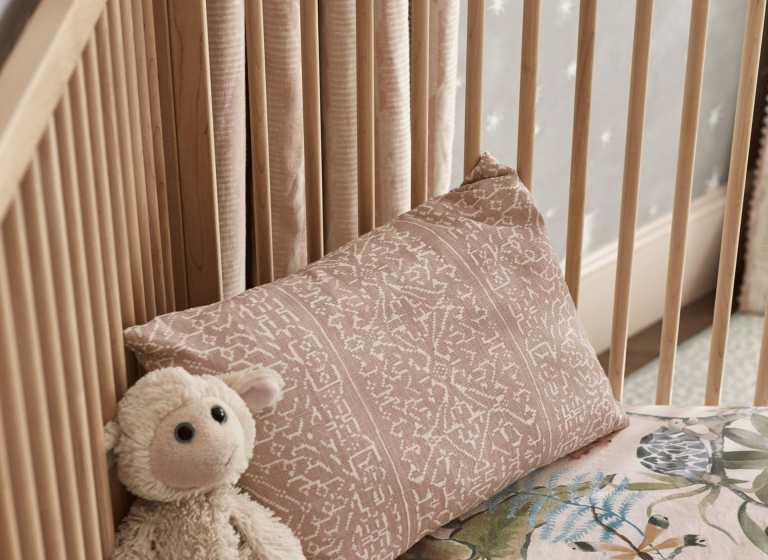 Floral custom baby crib bedding